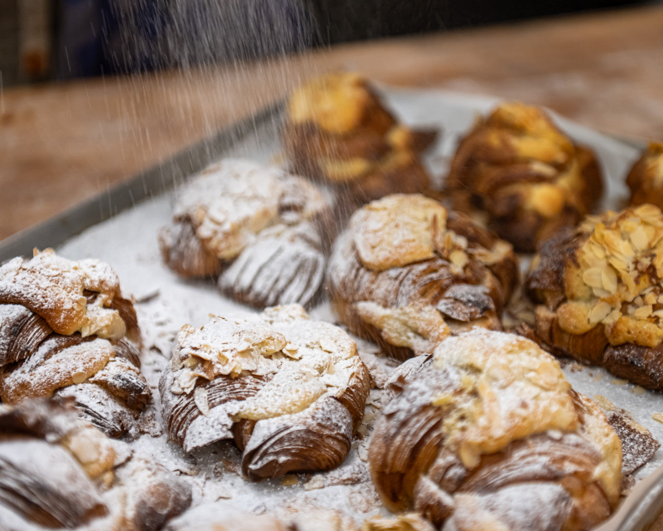 Ambachtelijk bereidde Croissants