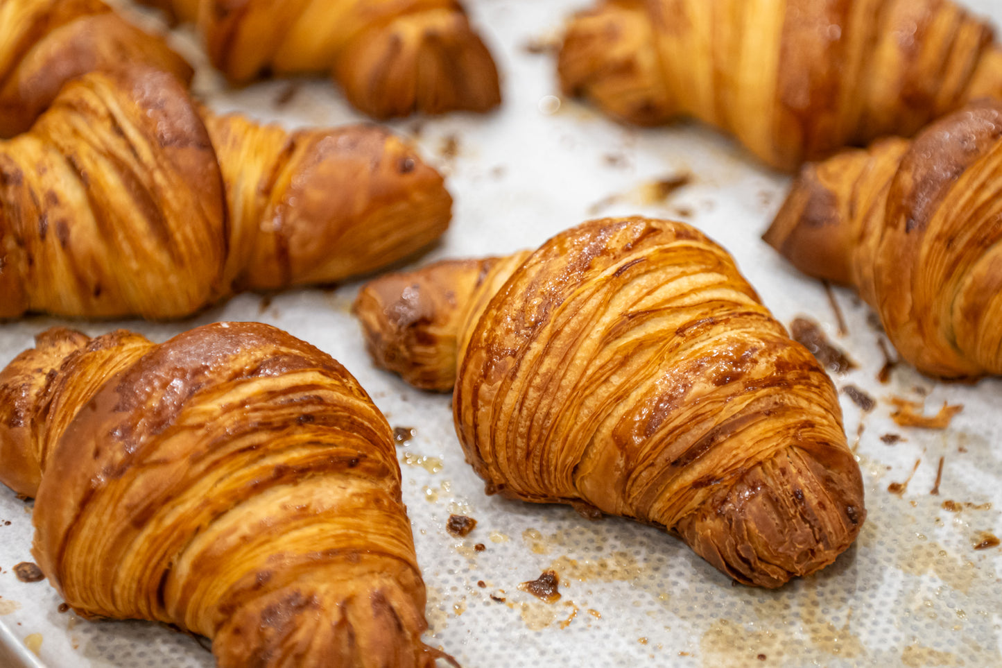 Ambachtelijk bereidde Croissants
