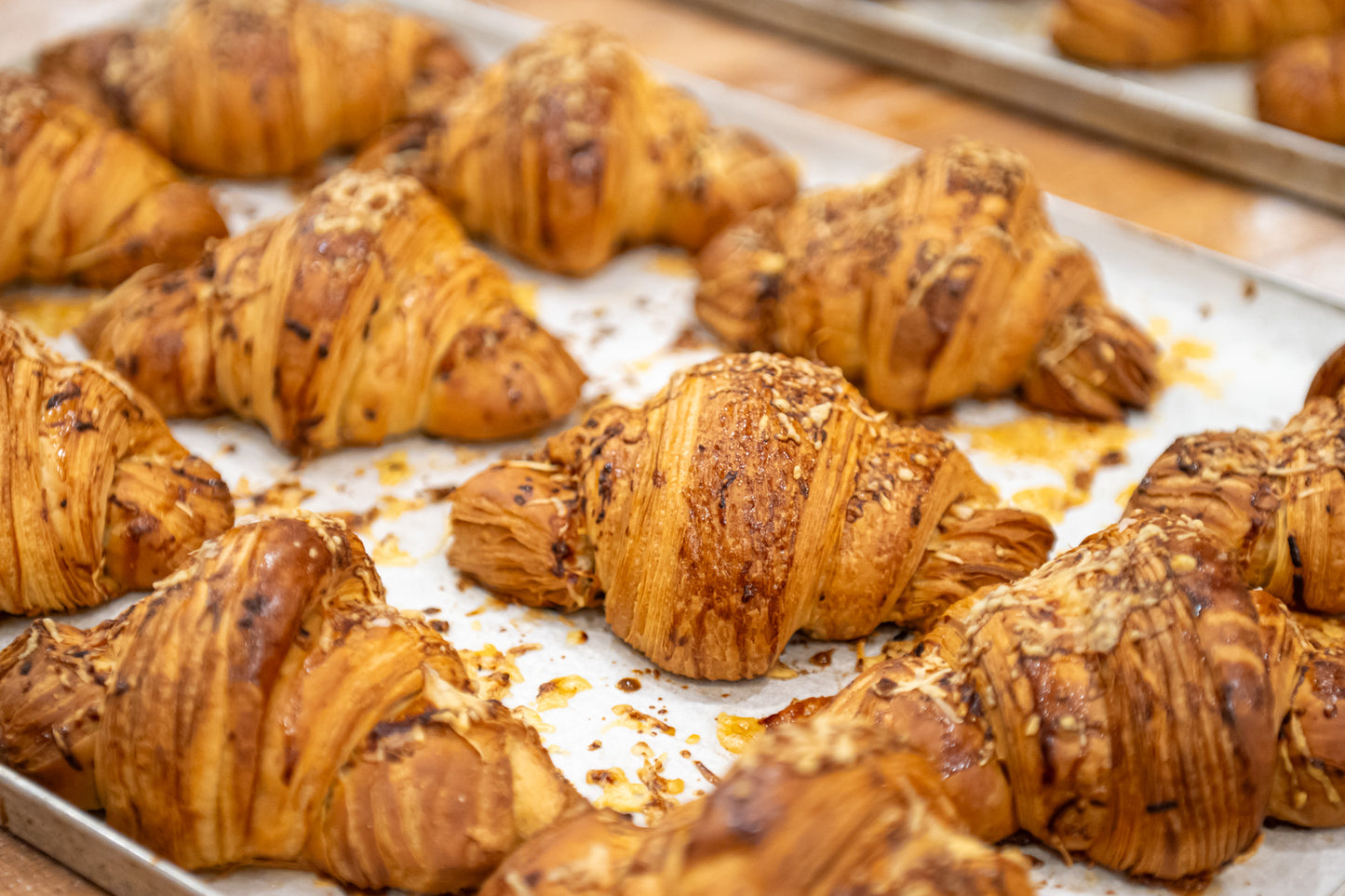 Ambachtelijk bereidde Croissants