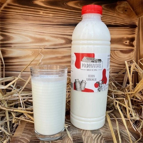 Loeiverse zuivel om te drinken