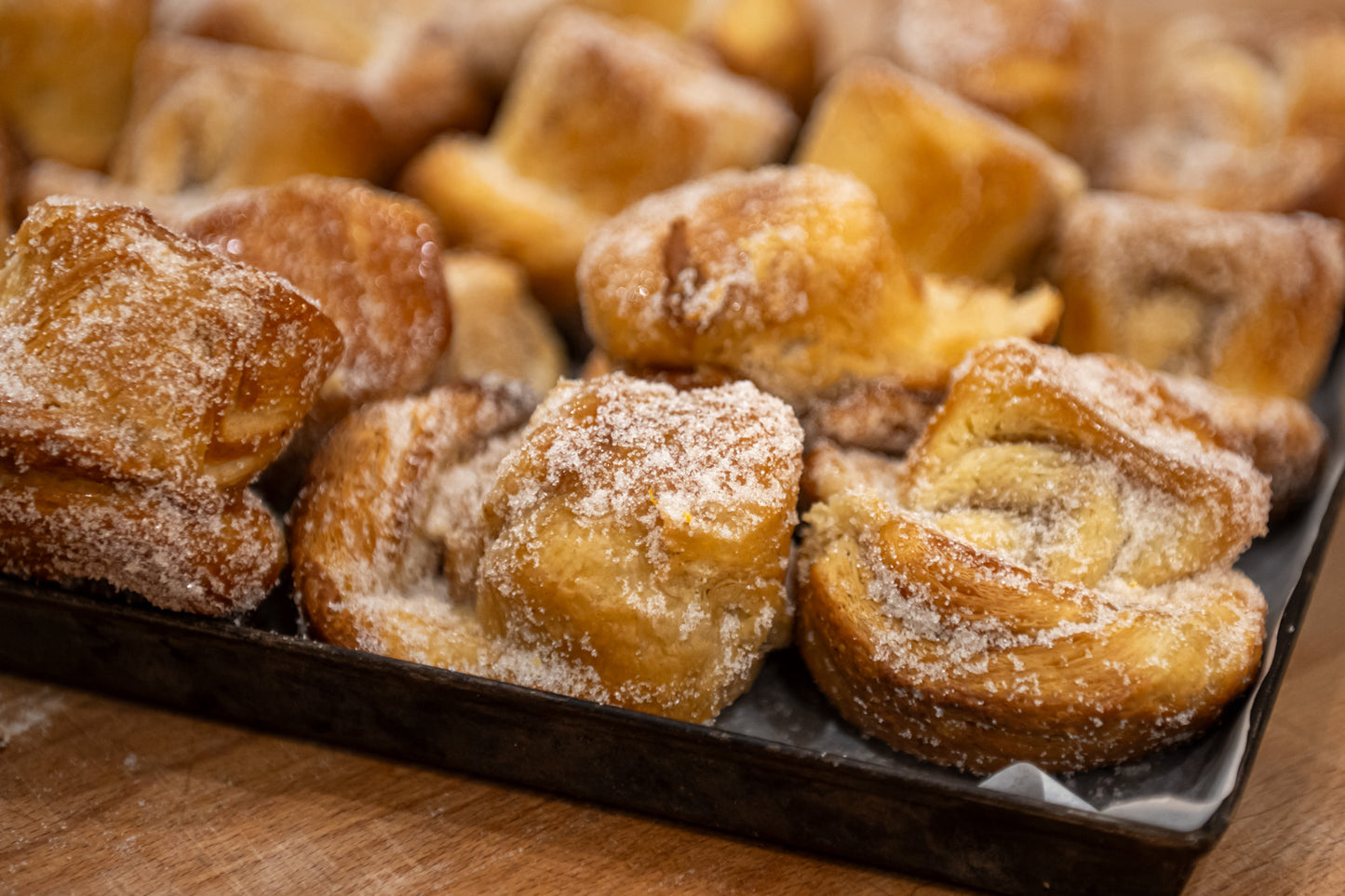 Ambachtelijk bereidde Croissants