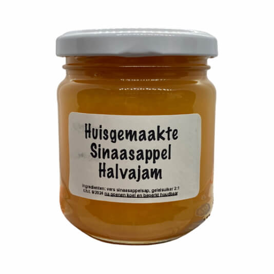 Ambachtelijke huisgemaakte 'Halva' jam (Meer fruit, minder suiker)